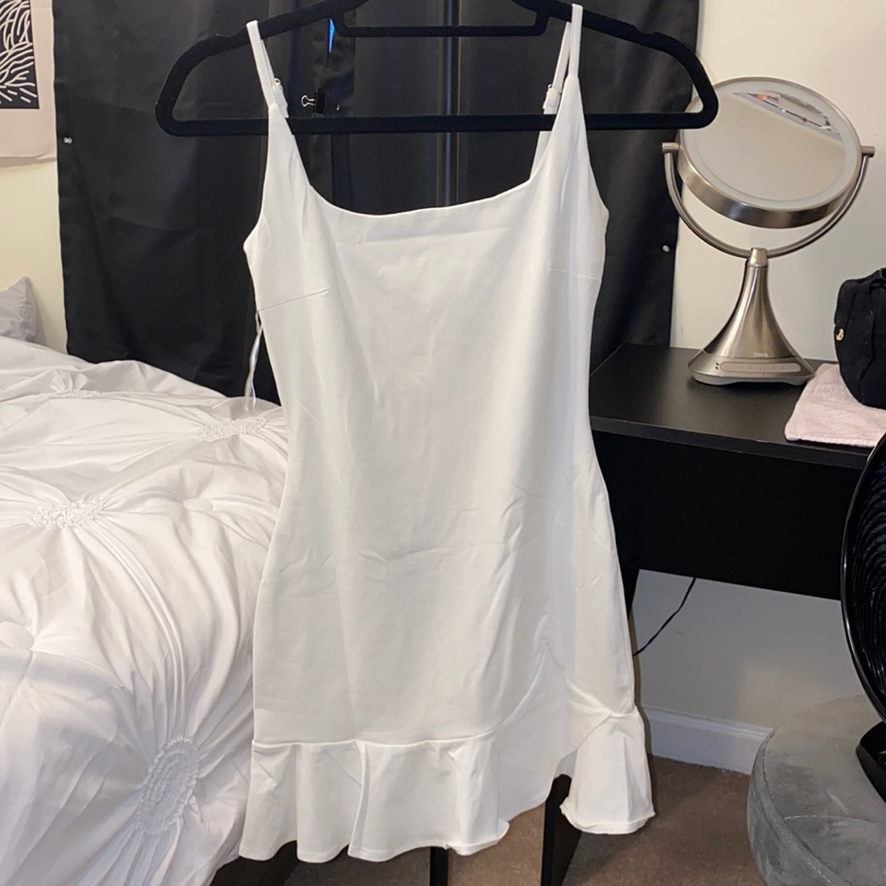 White Graduation Dress